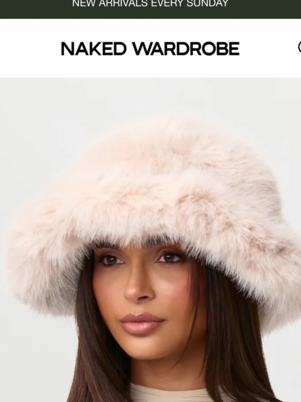 Faux fur hat
